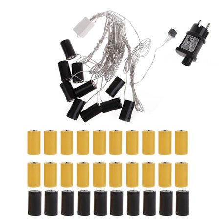 LR14 C Akun poistajat Power sovitin Vaihda 4,5 V 3 V tyhjäakku