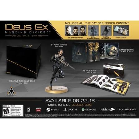Deus Ex: Mankind Divided - Collector's Edition (Xbox One) (Ennakkotilaus - Julkaistu 23. elokuuta 2016)