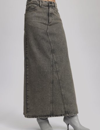 Gestuz Brendagz Hw Long Skirt - Grey - 34