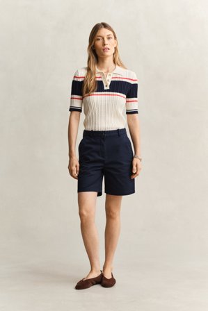 GANT Damen Chinoshorts (34) Marineblau