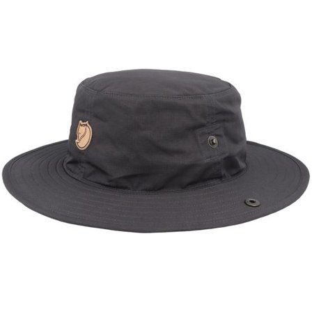 Fjällräven - Svart traveler Hatt - Abisko Summer Hat Dark Grey Traveller @ Hatstore