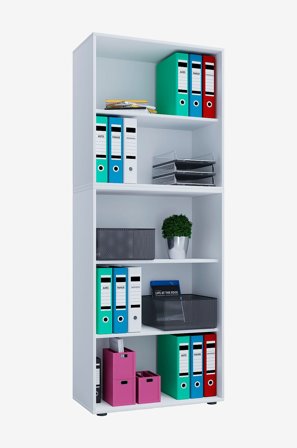 VCM - Kontorskab Lona Xxl uden døre - Grå - Hylder & opbevaring - Fra Homeroom