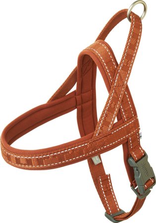 Hurtta Casual Harness ECO valjaat, 50 - 80 cm, ruskeaoranssi - Hurtta