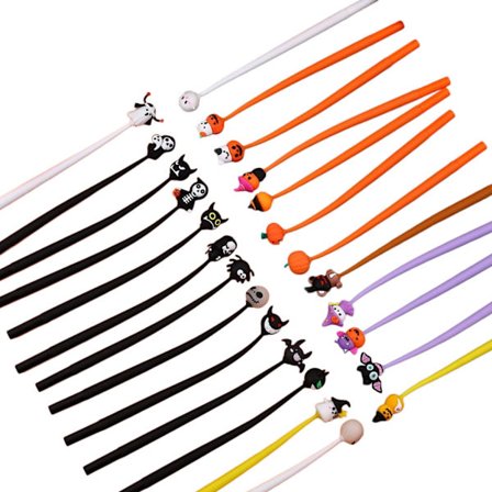 10 stk. Halloween Gel Penn 0,5 mm Nålspiss Hurtigtørkende Gel Blekk Penn for Skriving