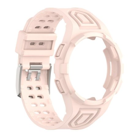 Beskyttende armbåndsurrem for Samsung Galaxy Watch 4/5/6 Classic Lys rosa Klokke 4/5/6 44MM
