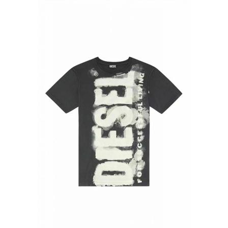 Diesel, T-Shirts Szary, Mężczyzna, Rozmiar: S