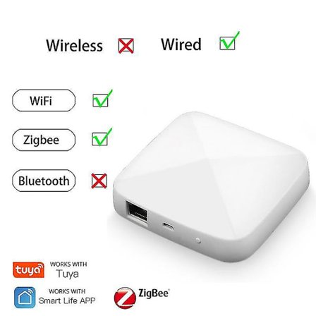 Tuya Zigbee Smart Gateway Hub Multi-modell WiFi Bluetooth Smart Home Smart Life Trådlös Fjärrkontroll