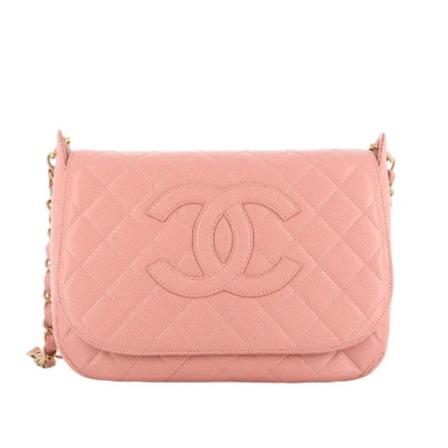 Chanel Vintage Pre-owned Crossbody Tas , Roze , Dames , Maat: ONE Size Vintage Tassen