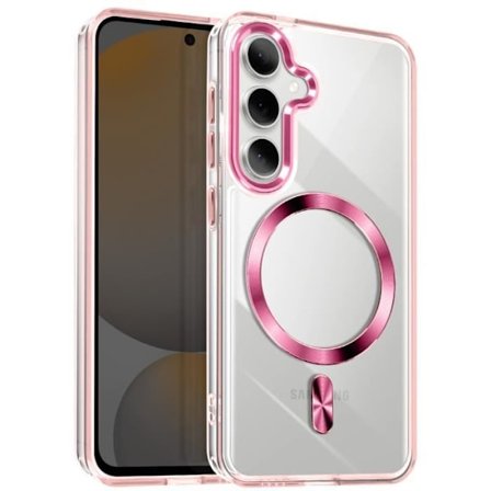 Coque MagSafe - Samsung Galaxy S24/S25 - Kultaäidin vaaleanpunainen - Vedenkestävä - Tyylikäs