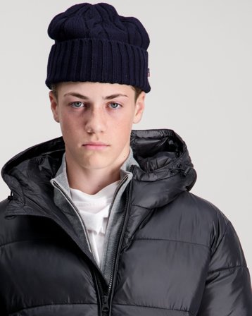 Lexington Teens Wool Blend Beanie Blå Mössor Kille - Kids Brand Store