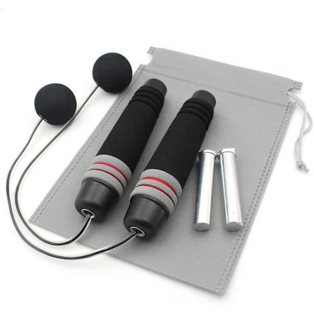 Painotettu naruton hyppynaru Crossfit-nopeushyppynaru tuplahyppyihin, treeniin, WOD:iin, nyrkkeilyyn, MMA Beachbody -treenifitnessiin - Päivitetty 