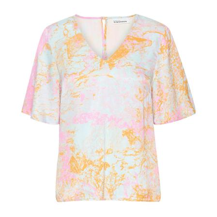 Karen by Simonsen Chlokb Blus blouses 10103849 vit, Dam, Dam, Storlek: S