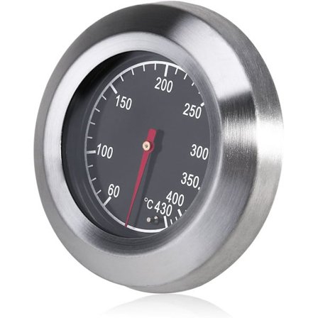 Hermometer för grill i rostfritt stål, grillverktyg för grill