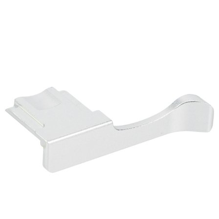 Hållbar tumgrepp i aluminiumlegering för FUJI X E2S E2/E1 X A3/2/1/X Pro2/1 X M1-kamera (silver)