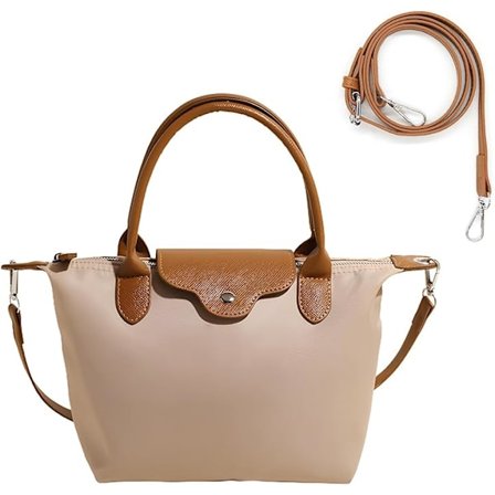 Tote taske til kvinder, lille crossbody skuldertaske til kvinder, damer, top håndtag, små tote håndtasker med lynlås, vandtæt nylon mini P