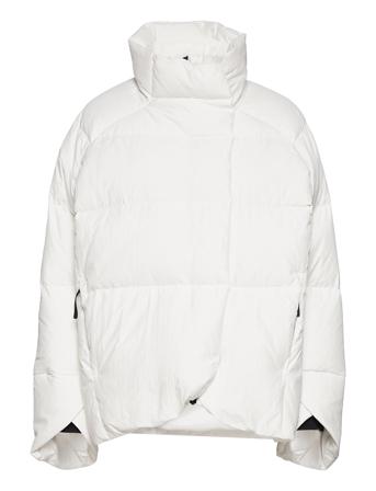 Big Baffle Down Jacket W Fôret Jakke Hvit Adidas Performance
