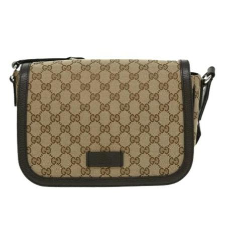 Gucci Vintage, Pre-owned Canvas gucci-bags Bruin, Dames, Maat:ONE Size,leer