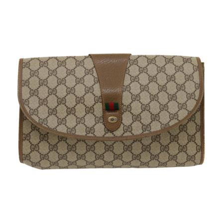 Gucci Vintage, Pre-owned GG canvas Beige, Dames, Maat:ONE Size