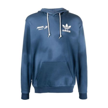 Adidas - Hood Tröjor - Blå - Herr - Storlek: M, Herr, Storlek: M