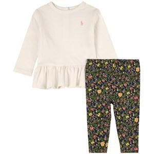Kids - Ralph Lauren Floral Top And Leggings Set Cream 18 Months - Clothing sets - 18 months - Cream
