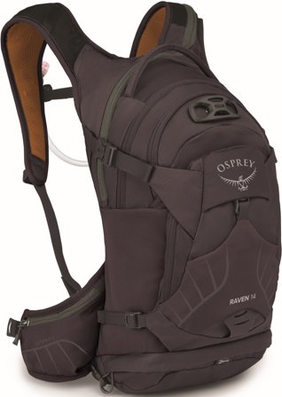 Osprey Raven 14 naisten reppu juomarakolla, ruskeaharmaa