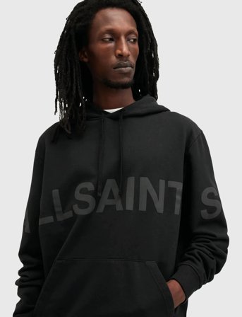 AllSaints Biggy Oth Hoody - Black - S