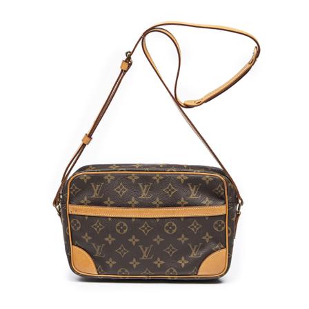 Louis Vuitton Vintage, Pre-owned Shoulder Bags Bruin, Dames, Maat:ONE Size,Canvas