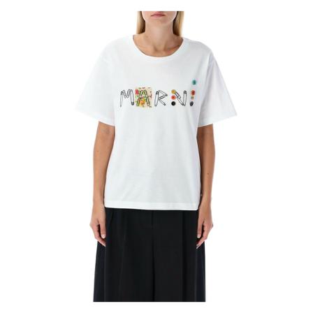 Marni T-Shirts Hvid, Dame