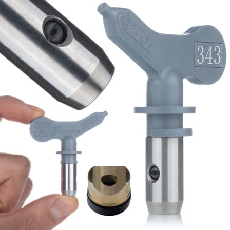 Malespiss UltraHeavy 343 – 15 Cm Spraybredde | For Sparkel, Bitumen | Reservedel for Graco, Wagner, Titan