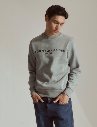 Tommy Hilfiger Tommy Logo Sweatshirt - Grey - M
