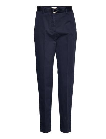 Co Twill Michelle Tapered Pant Chinot Housut Sininen Tommy Hilfiger