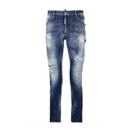 Dsquared2 Jeans , Blauw , Heren , Maat: S