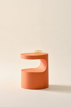 Jotex - Sidobord ø 40 Cm Järn Orange PICTON - Köp Sidobord & småbord hos Jotex