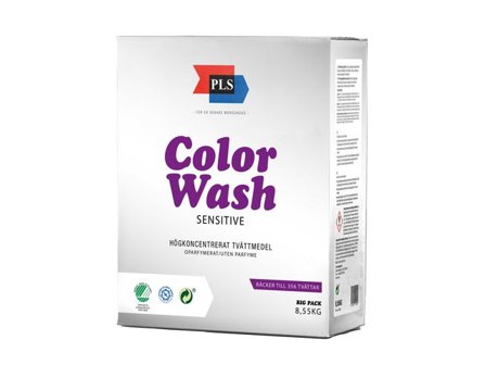 PLS Tvättmedel ColorWash sensitive 8,55kg - Lyreco - Städ och hygien - Tvättmedel och klädvård - Tvättmedel