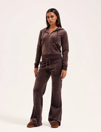 Juicy Couture Aw25 Layla Gold Low Rise Pocket - Brown - XXS