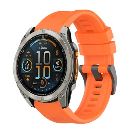 20/22/26 mm Quick Fit silikonarmband för Garmin Fenix 8/Tactix 8/Fenix E/Fenix E 7X 6X sportigt, ventilerande band för Garmin Enduro 3