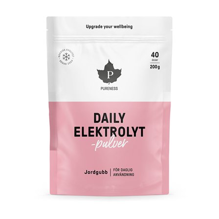 Pureness Daily Elektrolytpulver Jordgubb 200 g