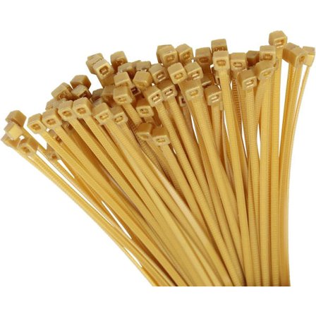 Kabelband, 5 mm x 250 mm, nylon, för insynsskydd för balkonger, trädgårdar och terrasser (250 st)