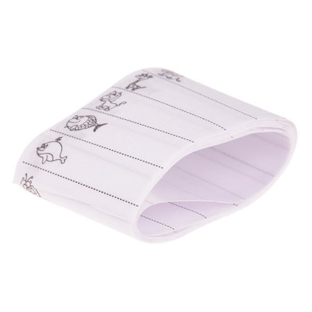 100 stk Vaskbar Stryg på navn Colthing Etiketter Skolebeklædning Fab