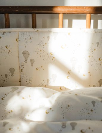 That's Mine Lotus Bed Bumper - Cream - 360X 30CM