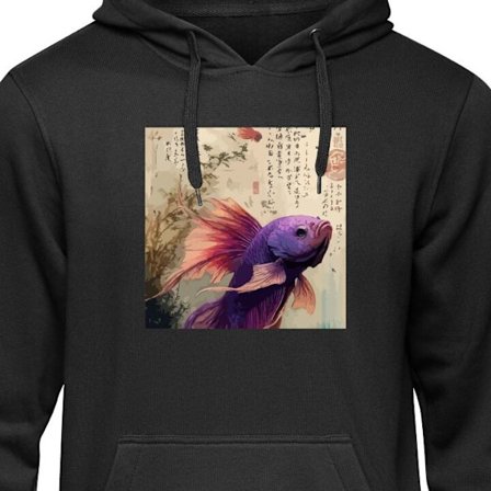 Hoodie Aasialainen Kala Koi Japan Akvaario