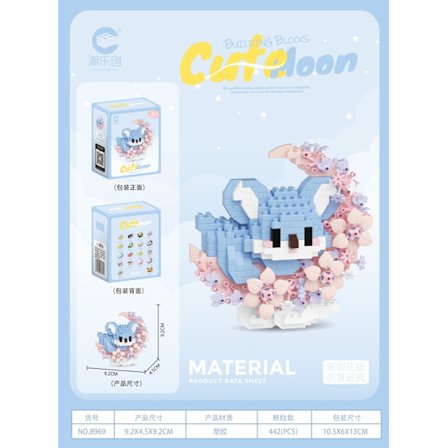 Söta minimodeller för hund, katt, panda och tvättbjörn - perfekta barnpresenter till jul och födelsedagar