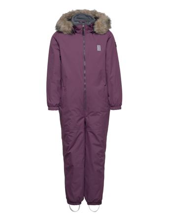 Lwjori 750 - Snowsuit Outerwear Snow/ski Clothing Snow/ski Coveralls & Sets Lilla LEGO Kidswear*Betinget Tilbud