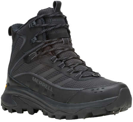 Merrell M's Moab Speed 2 Thermo Mid WP Spike Triple Black - Piggsko