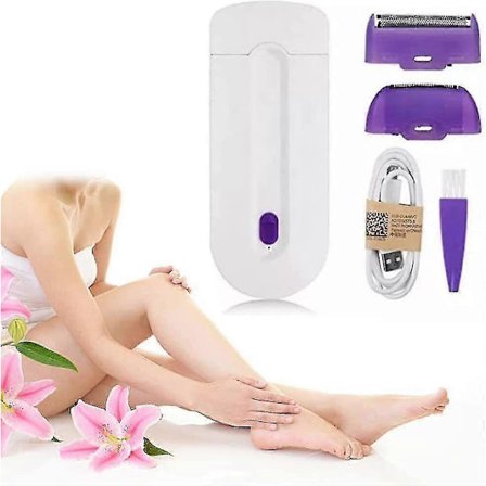 Silkeslen Hår Eraser Smärtfri Hårborttagningsverktyg 2022 UK Lager