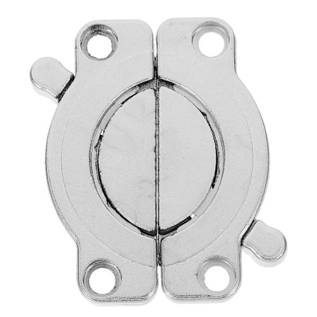 Spisebordlåser Koblinger Bordspenne Kraftig Hjemmebrukere Møbelmontering Sølv 7,9x6,6x1 cm Stabil Montering 1 Sett