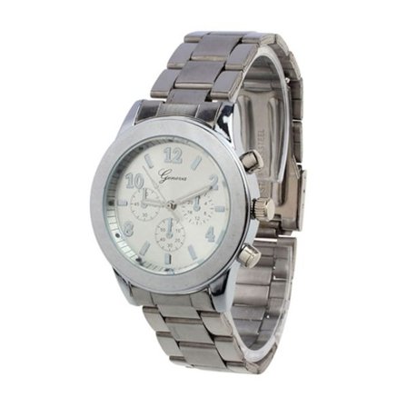 Klassisk elegant klokke i kjent modell (sølv)