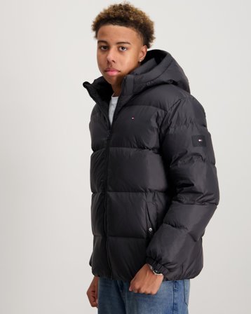 Tommy Hilfiger ESSENTIAL DOWN JACKET Musta Takit Pojat - Kids Brand Store