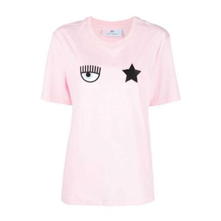 Chiara Ferragni Collection Chiara Ferragni T-shirts and Polos Pink, Dame