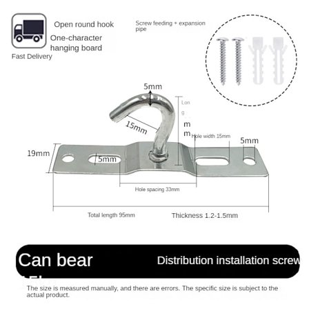 3-pack, takkrok 95 mm, ljuskrona krok